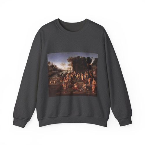 COSTA, Lorenzo - Court of Isabella d'Este (Artwork) Crewneck Sweatshirt