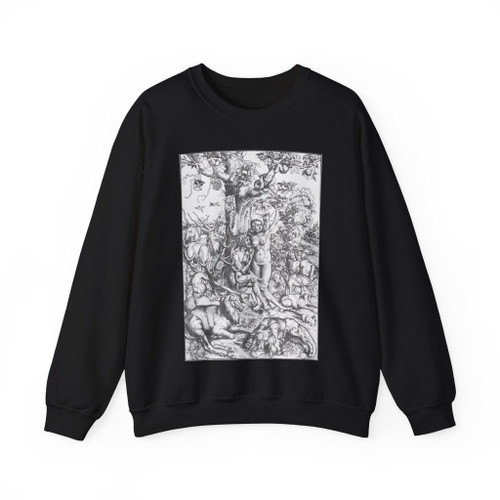 CRANACH, Lucas the Elder - Adam and Eve7 (Artwork) Crewneck Sweatshirt