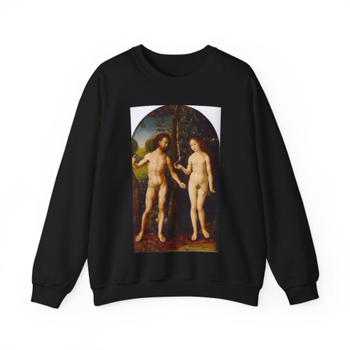 GOSSAERT, Jan (called Mabuse) - Adam and Eve3 (Artwork) Crewneck Sweatshirt