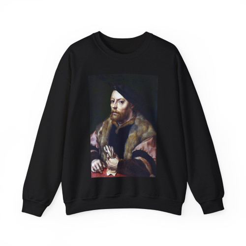 GOSSAERT, Jan (called Mabuse) - Damiao de Goes (Artwork) Crewneck Sweatshirt