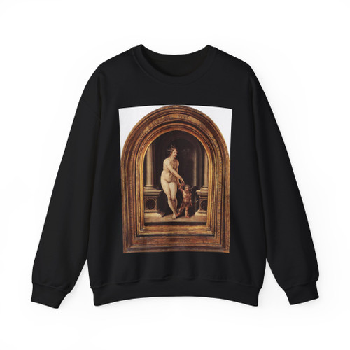 GOSSAERT, Jan (called Mabuse) - Venus and Cupid (Artwork) Crewneck Sweatshirt