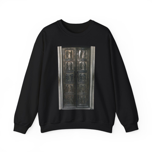 DONATELLO - Door with the representation of Apostles (Artwork) Crewneck Sweatshirt