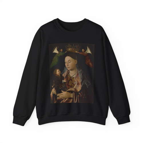 ANTONELLO da Messina - The Virgin and Child (Artwork) Crewneck Sweatshirt