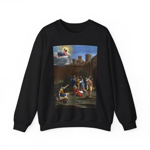Antonio Carracci - The Martyrdom of Saint Stephen (Artwork) Crewneck Sweatshirt