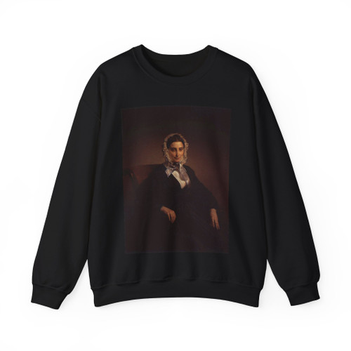 HAYEZ, Francesco - Portrait of Teresa Barri Stampa (Artwork) Crewneck Sweatshirt