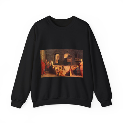 BECCAFUMI, Domenico - St Bernardino of Siena Preaching (Artwork) Crewneck Sweatshirt