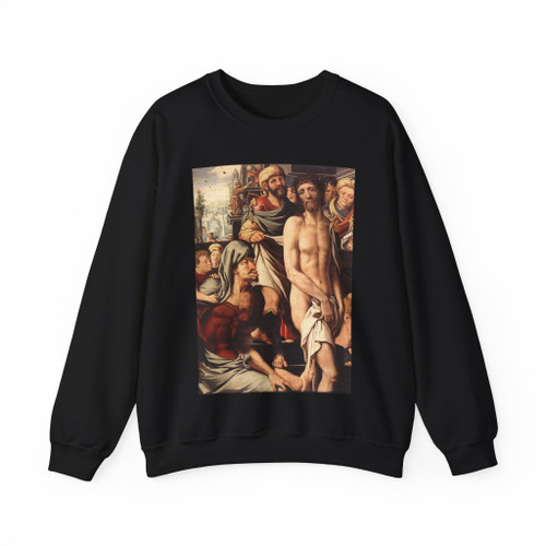 HEMESSEN, Jan Sanders van - Christ Mocked (detail) (Artwork) Crewneck Sweatshirt
