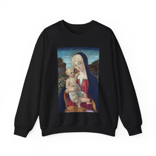 BENVENUTO di Giovanni - The Virgin and Child (Artwork) Crewneck Sweatshirt