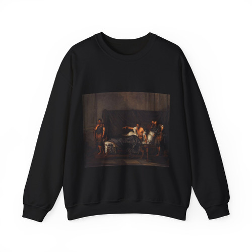 GREUZE, Jean-Baptiste - Septimius Severus and Caracalla (Artwork) Crewneck Sweatshirt