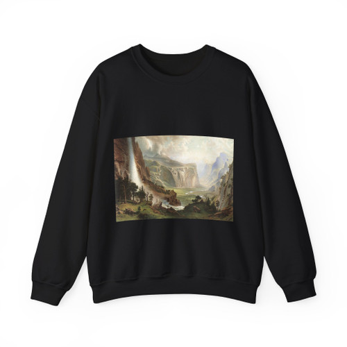 BIERSTADT, Albert - The Domes of the Yosemite (Artwork) Crewneck Sweatshirt
