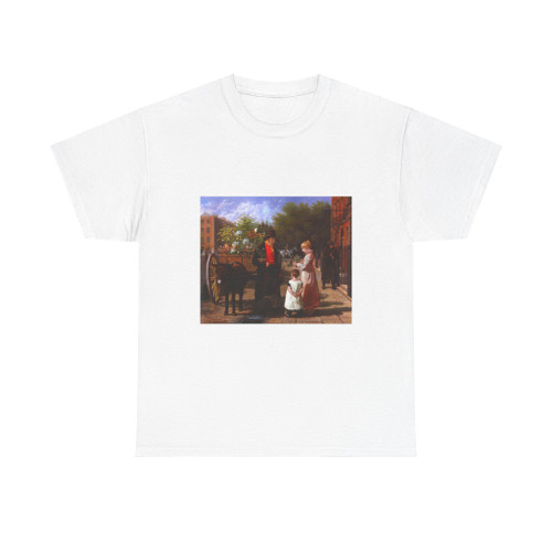 AGASSE, Jacques-Laurent - The Flower Seller (Artwork) T-Shirt