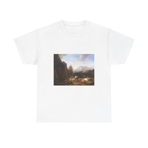 DIETRICH, Christian Wilhelm Ernst - Italianate Landscape (Artwork) T-Shirt