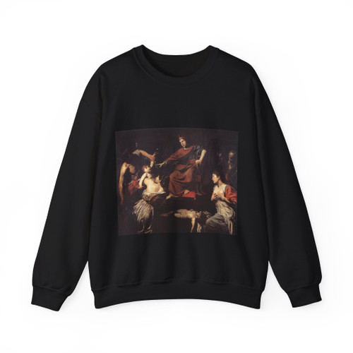 VALENTIN DE BOULOGNE - The Judgment of Solomon2 (Artwork) Crewneck Sweatshirt