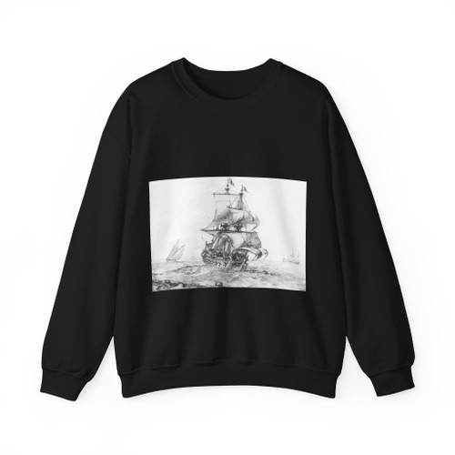 PUGET, Pierre -graphics- Great Vessel of War (Artwork) Crewneck Sweatshirt