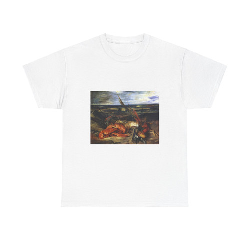 DELACROIX, EUGENE - Still Life with Lobsters (Artwork) T-Shirt