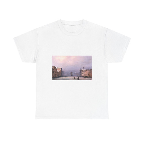 CAFFI, Ippolito - Snow and Fog on the Grand Canal (Artwork) T-Shirt
