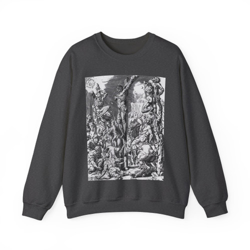 COORNHERT, Dirck Volkertsz - The Crucifixion of Christ (Artwork) Crewneck Sweatshirt