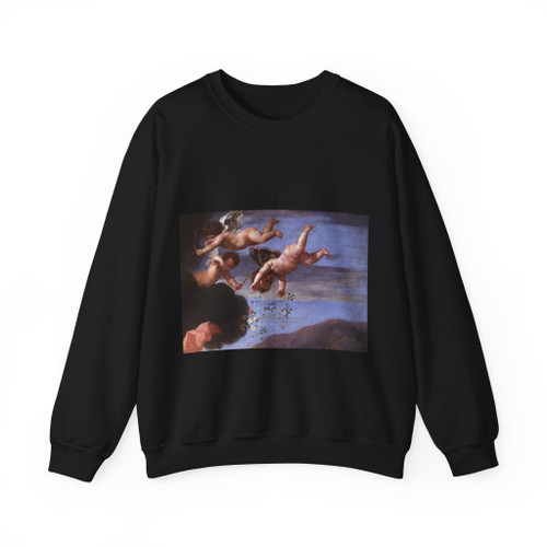 POUSSIN, Nicolas - The Triumph of Neptune (detail)3 (Artwork) Crewneck Sweatshirt