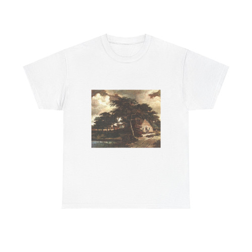 HOBBEMA, Meyndert - Landscape with a Hut (Artwork) T-Shirt