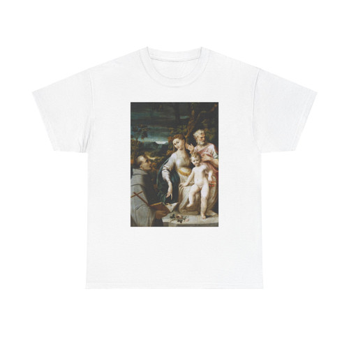 MAZZOLA BEDOLI, Girolamo - The Holy Family (Artwork) T-Shirt