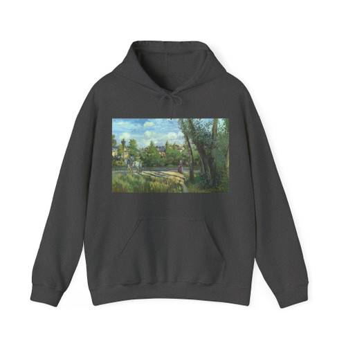 PISARRO Camille - Sunlight on the Road- Pontoise (Artwork) Hoodie