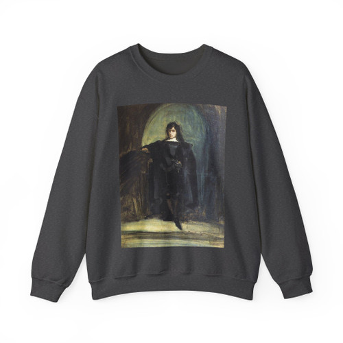 DELACROIX, EUGENE - Self-Portrait as Ravenswood (Artwork) Crewneck Sweatshirt