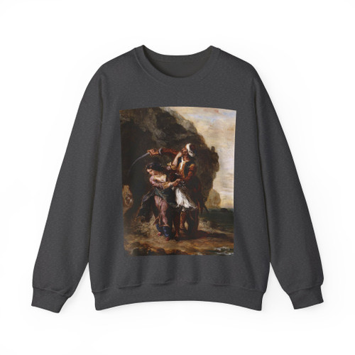 DELACROIX, EUGENE - The Bride of Abydos (Artwork) Crewneck Sweatshirt