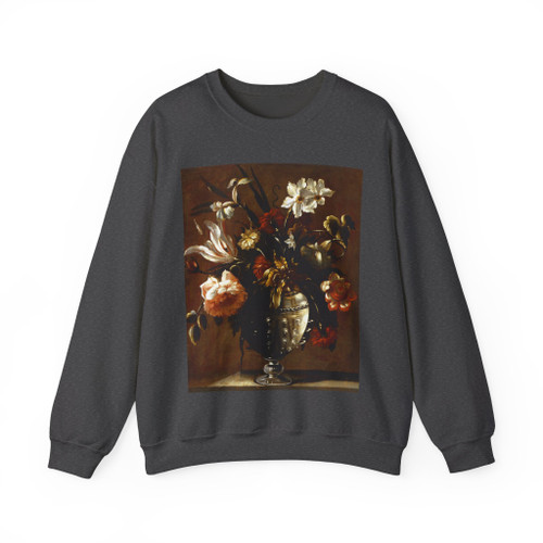 DIAZ, Diego Valentin - Vase of Flowers2 (Artwork) Crewneck Sweatshirt
