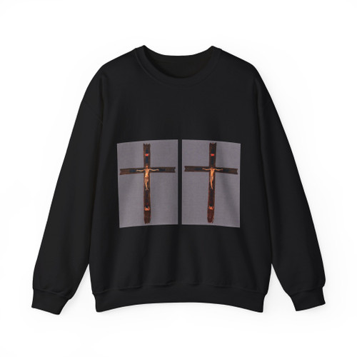 GIUNTA Pisano - Double-Sided Processional Cross (Artwork) Crewneck Sweatshirt