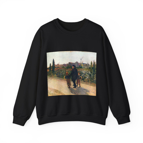 Bastien-Lepage , Jules - All souls day (Artwork) Crewneck Sweatshirt