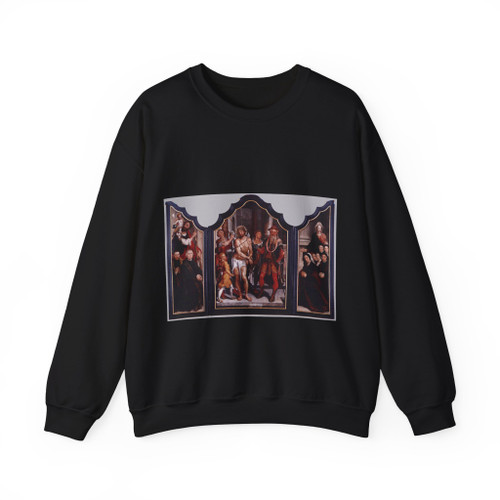HEEMSKERCK, Maerten van - Ecce Homo Triptych (Artwork) Crewneck Sweatshirt