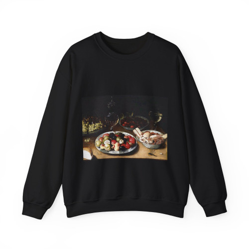 BEERT, Osias - Still-Life of Fruit (Artwork) Crewneck Sweatshirt