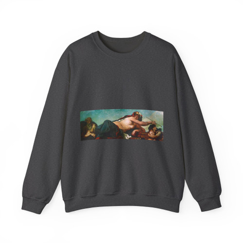 DELACROIX, EUGENE - Justice (detail)2 (Artwork) Crewneck Sweatshirt