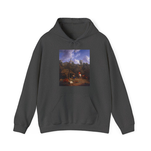 VELDE, Adriaen van de - The Hut (Artwork) Hoodie
