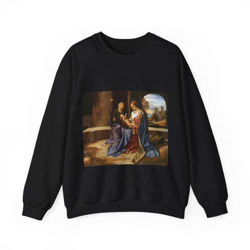 GIORGIONE -religion- The Holy Family (Artwork) Crewneck Sweatshirt