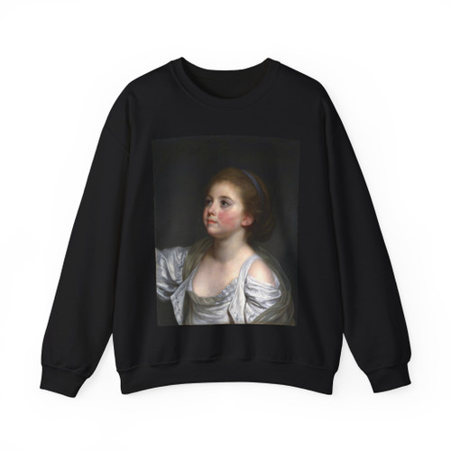 GREUZE, Jean-Baptiste - A Girl (Artwork) Crewneck Sweatshirt