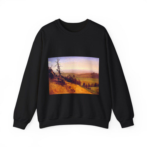 BIERSTADT, Albert - Newbraska Wasatch Mountains (Artwork) Crewneck Sweatshirt