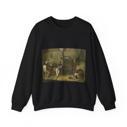 BLOOT, Pieter de - Tavern Interior (Artwork) Crewneck Sweatshirt