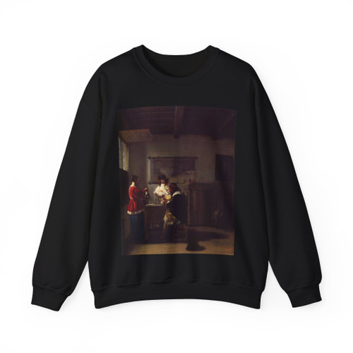 HOOCH, Pieter de - The Visit (Artwork) Crewneck Sweatshirt