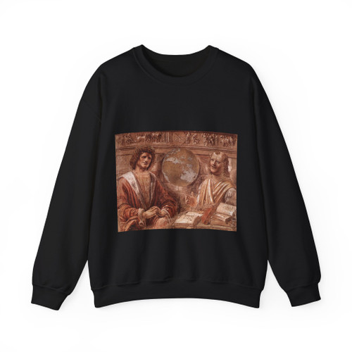 BRAMANTE, Donato - Heraclitus and Democritus (Artwork) Crewneck Sweatshirt