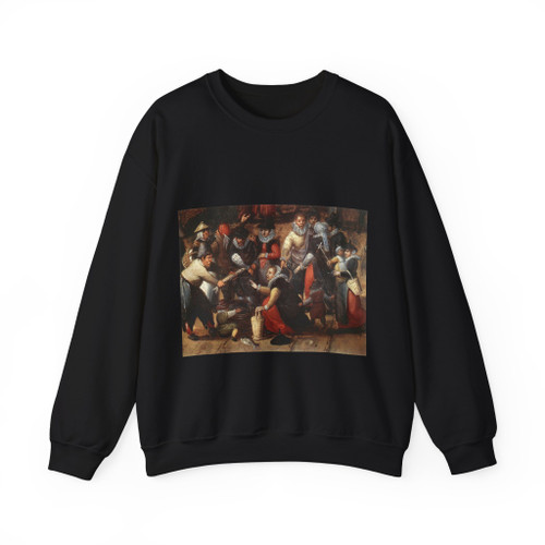 BOL, Hans - Village Feast (detail) (Artwork) Crewneck Sweatshirt