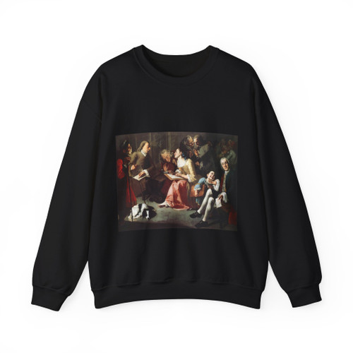 TRAVERSI, Gaspare - The Drawing Lesson (Artwork) Crewneck Sweatshirt