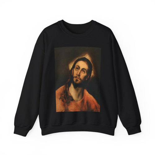 GRECO, El -1591-95- Christ (Artwork) Crewneck Sweatshirt