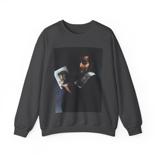 DOLCI, Carlo - Self-Portrait (Artwork) Crewneck Sweatshirt