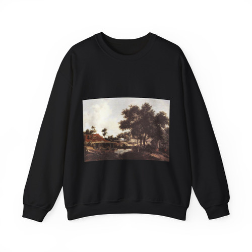 HOBBEMA, Meyndert - The Water Mill3 (Artwork) Crewneck Sweatshirt