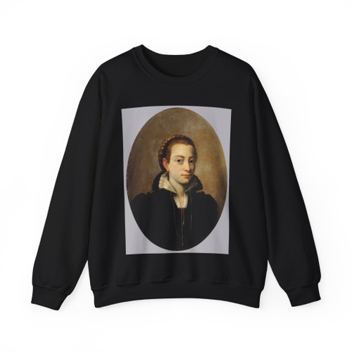 ANGUISSOLA, Sofonisba - Self-Portrait1 (Artwork) Crewneck Sweatshirt