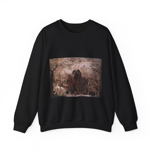 AVERCAMP, Hendrick - Winter Landscape3 (Artwork) Crewneck Sweatshirt