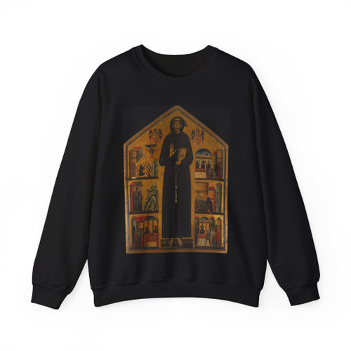 BERLINGHIERI, Bonaventura - St Francis (Artwork) Crewneck Sweatshirt