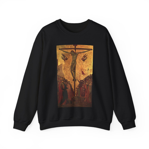 UGOLINO, Lorenzetti - The Crucifixion (Artwork) Crewneck Sweatshirt
