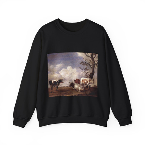 POTTER, Paulus - Four Bulls (Artwork) Crewneck Sweatshirt